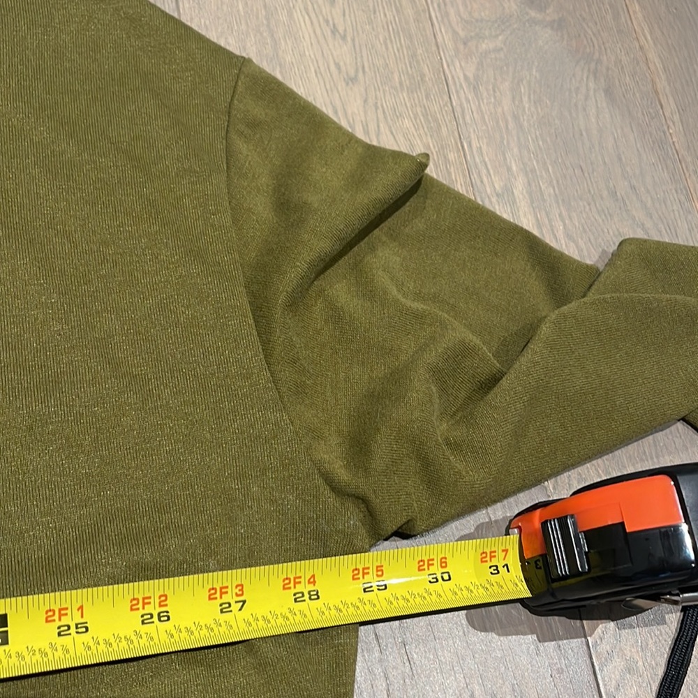 All Saints Ladies Size L Green Polyester Mix Long Sleeve Top - Picture 7 of 8
